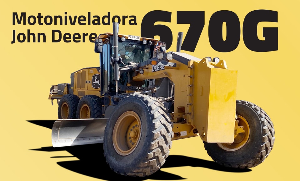 Motoniveladora John Deere 670G
