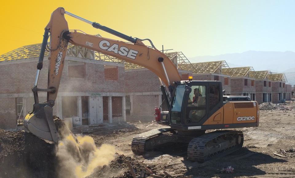 Excavadoras de 21 toneladas. Arriendo en Chile