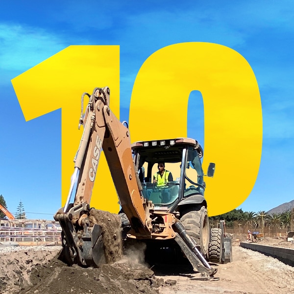 10 Consejos de seguridad para operar retroexcavadoras en terrenos difíciles en Chile