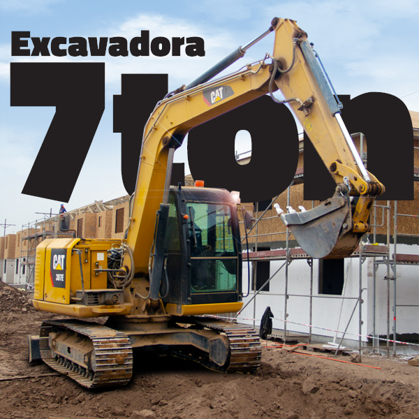 Excavadora de 7 toneladas