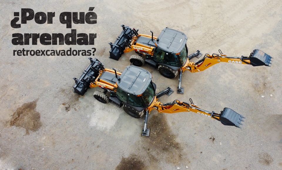 Arrendar retroexcavadoras con Maquinaria Carrán