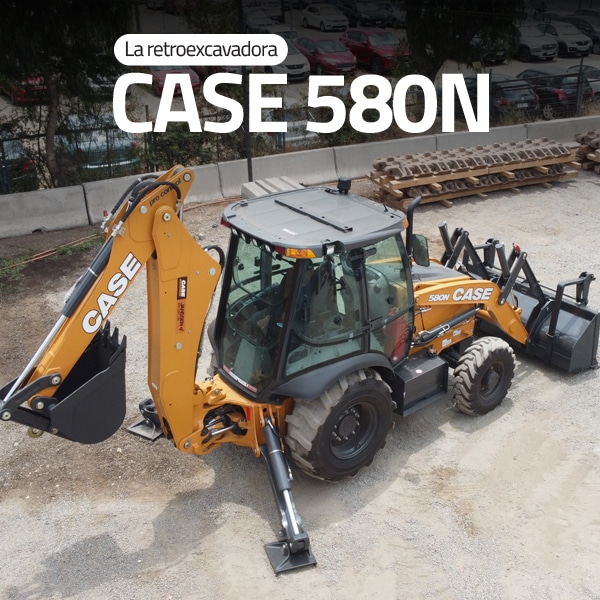 Retroexcavadora Case 580N arriendo en Chile